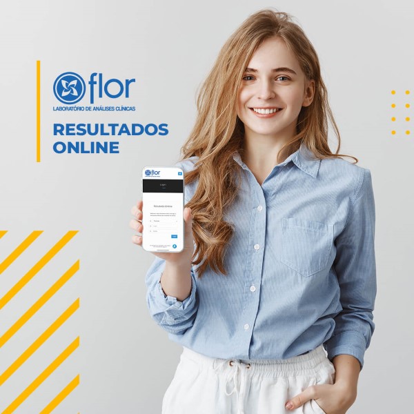 Laboratório Flor disponibiliza resultados de exame no próprio site 