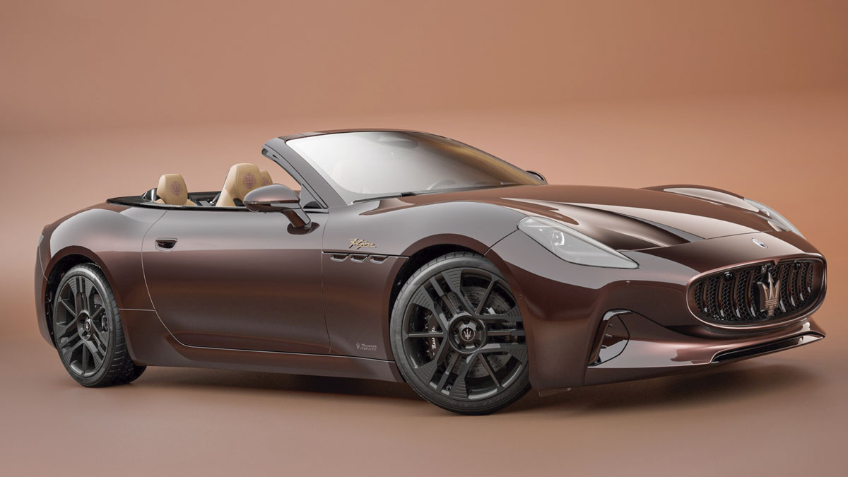 Maserati lança primeiro conversível de luxo 100% elétrico
