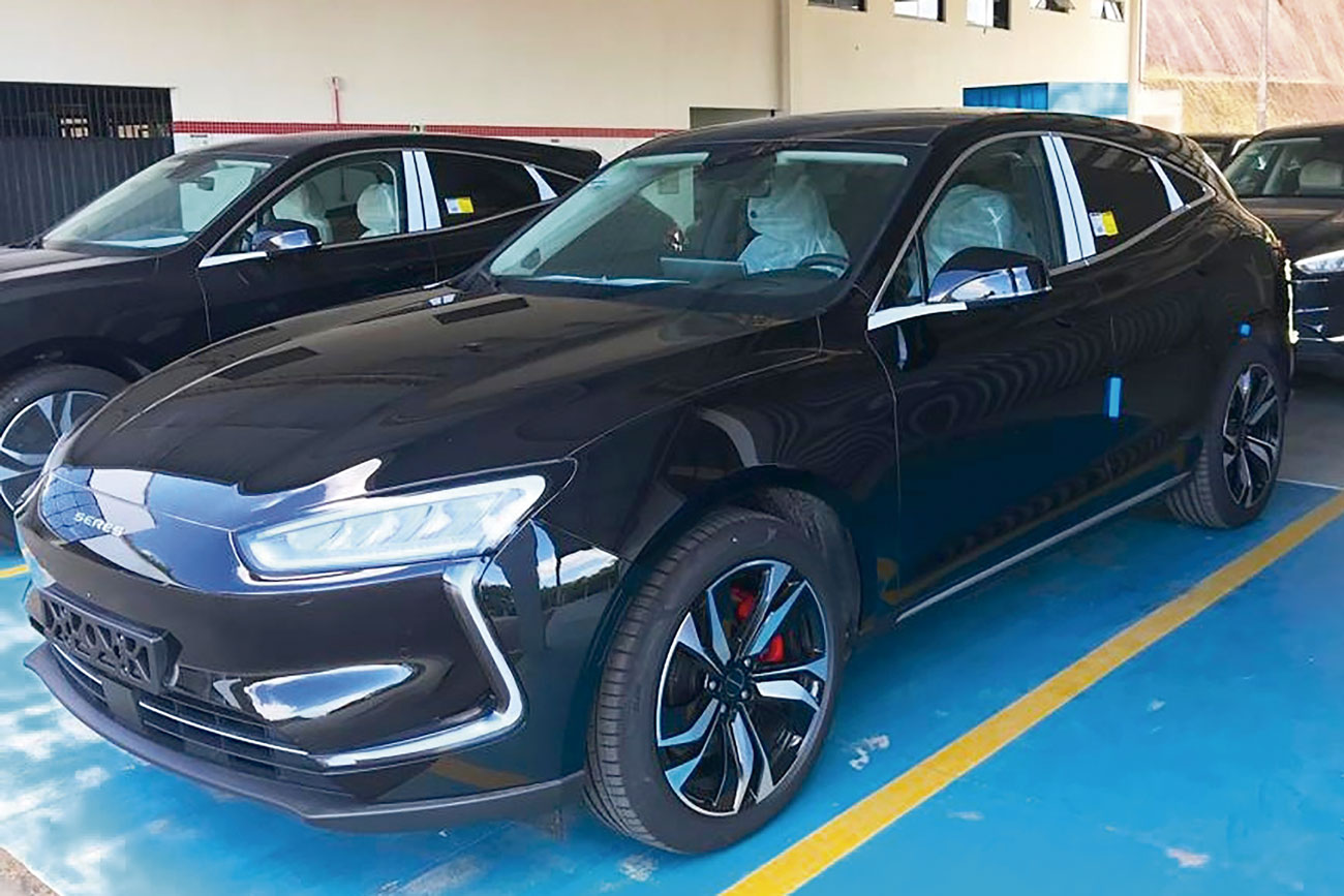 Primeiras unidades do  Seres 5 BEV chega ao Brasil 