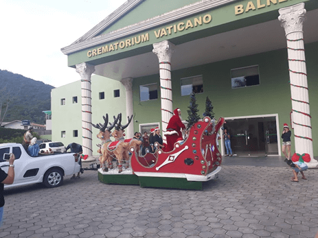 Vaticano fará carreata iluminada com Papai Noel em quatro cidades de Santa Catarina