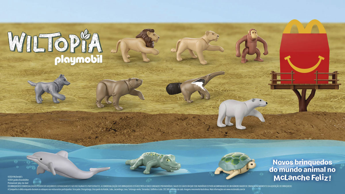 Méqui apresenta nova coleção  Playmobil Wiltopia