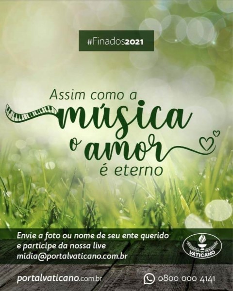 Vaticano prepara live em homenagem ao Dia de Finados