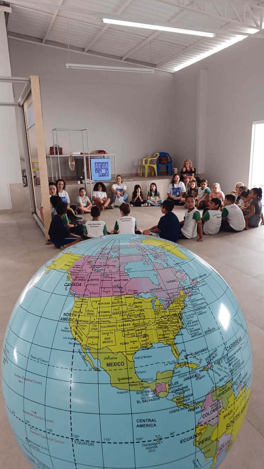 Mais de 1600 alunos já passaram pela exposição Águas de A a Z