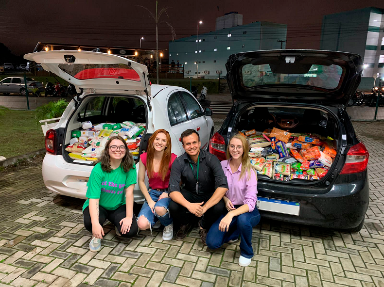 Olimpíada de Fisioterapia da UniAvan arrecada quase uma tonelada de alimentos 