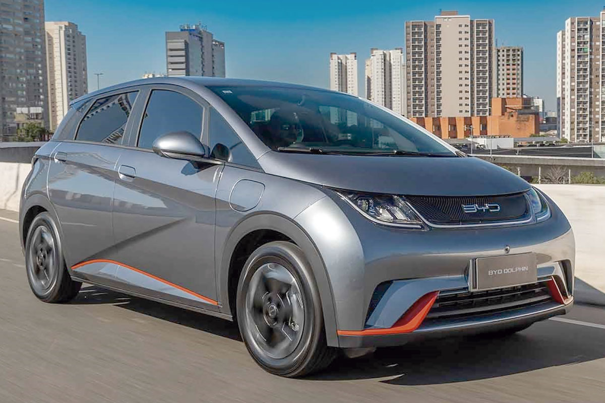 BYD Dolphin foi o elétrico mais vendido em fevereiro