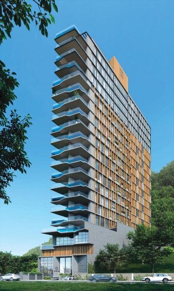 Novo prédio em Itajaí traz conceito de “casas suspensas”