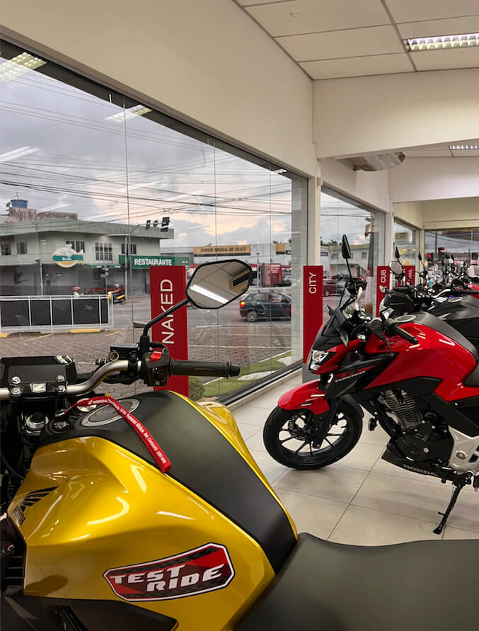 Nova CB Twister já está disponível para teste nas lojas Promenac 