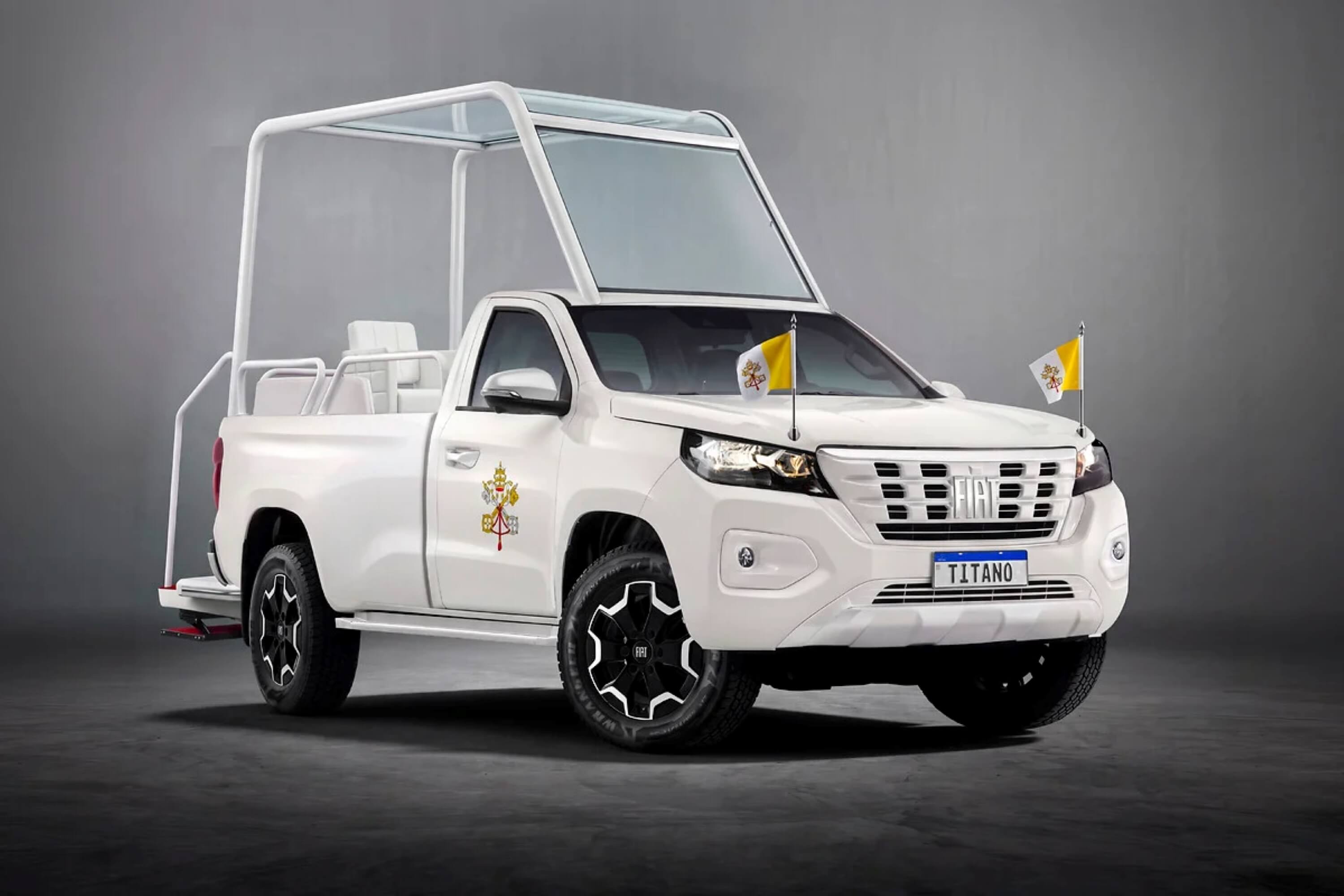 Fiat Titano vai transportar o Papa no Uruguai