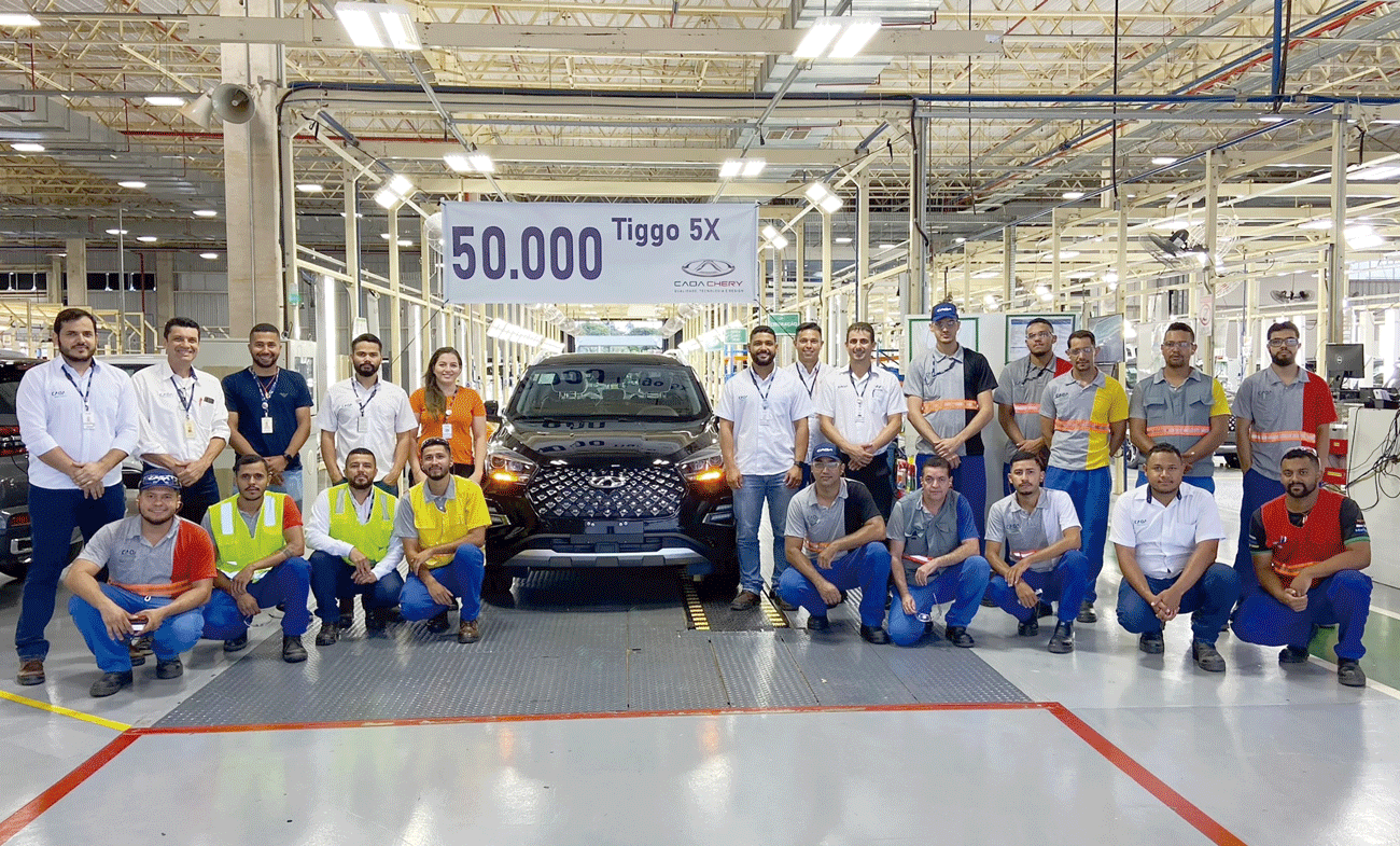 SUV Tiggo 5x bate recorde de vendas no Brasil 