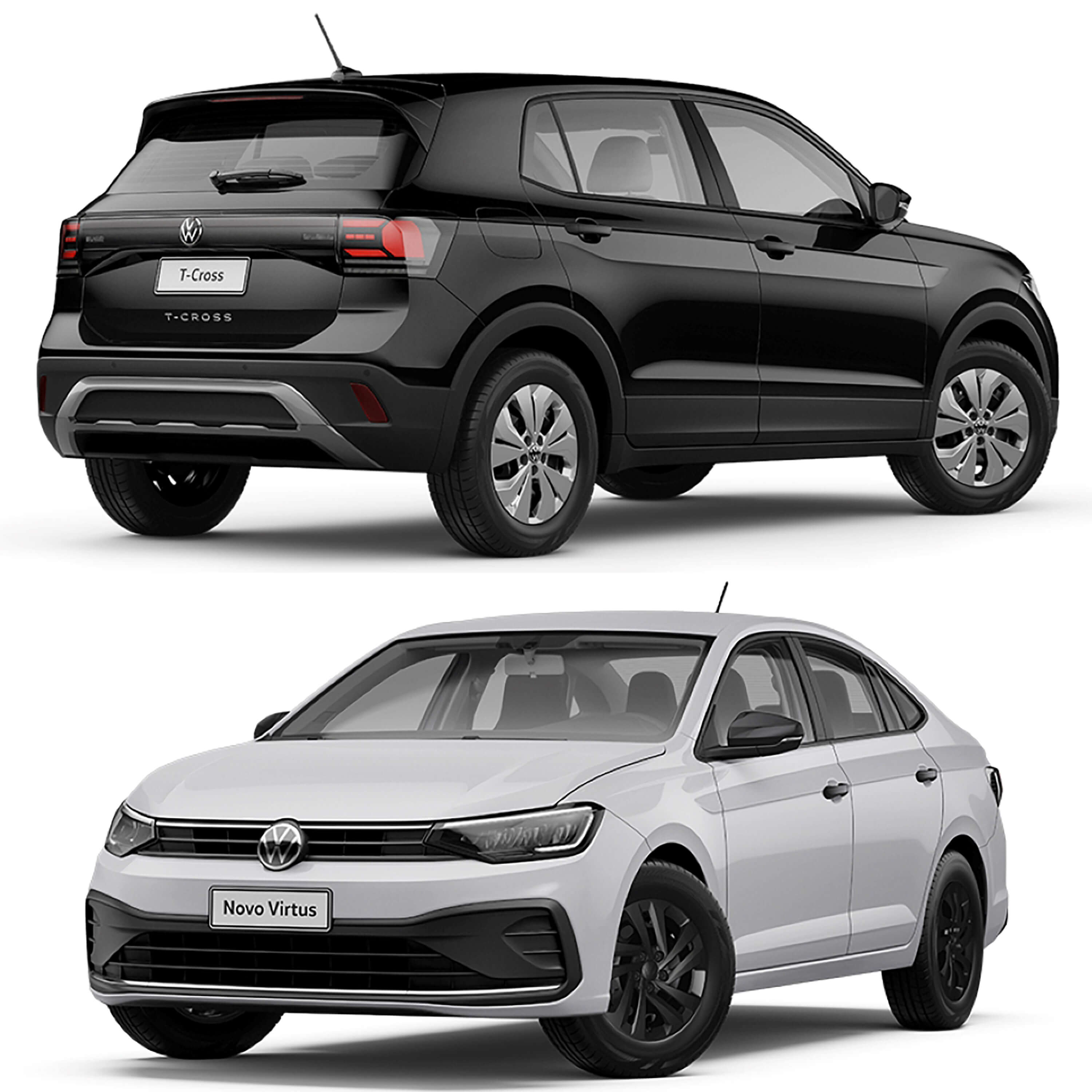 VW amplia a linha Sense com novos T-Cross e Virtus