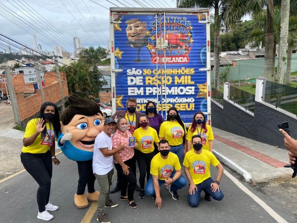 Quem comprar nas lojas Berlanda concorre a caminhão de prêmios