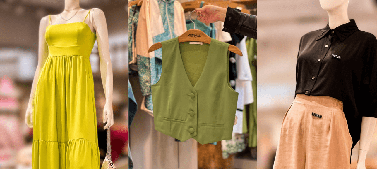 Moda no Itajaí Shopping traz tendências que inspiram a primavera