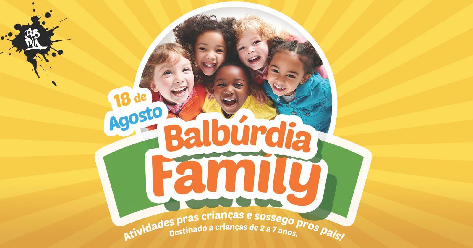 Balbúrdia Family promete diversão para crianças e adultos