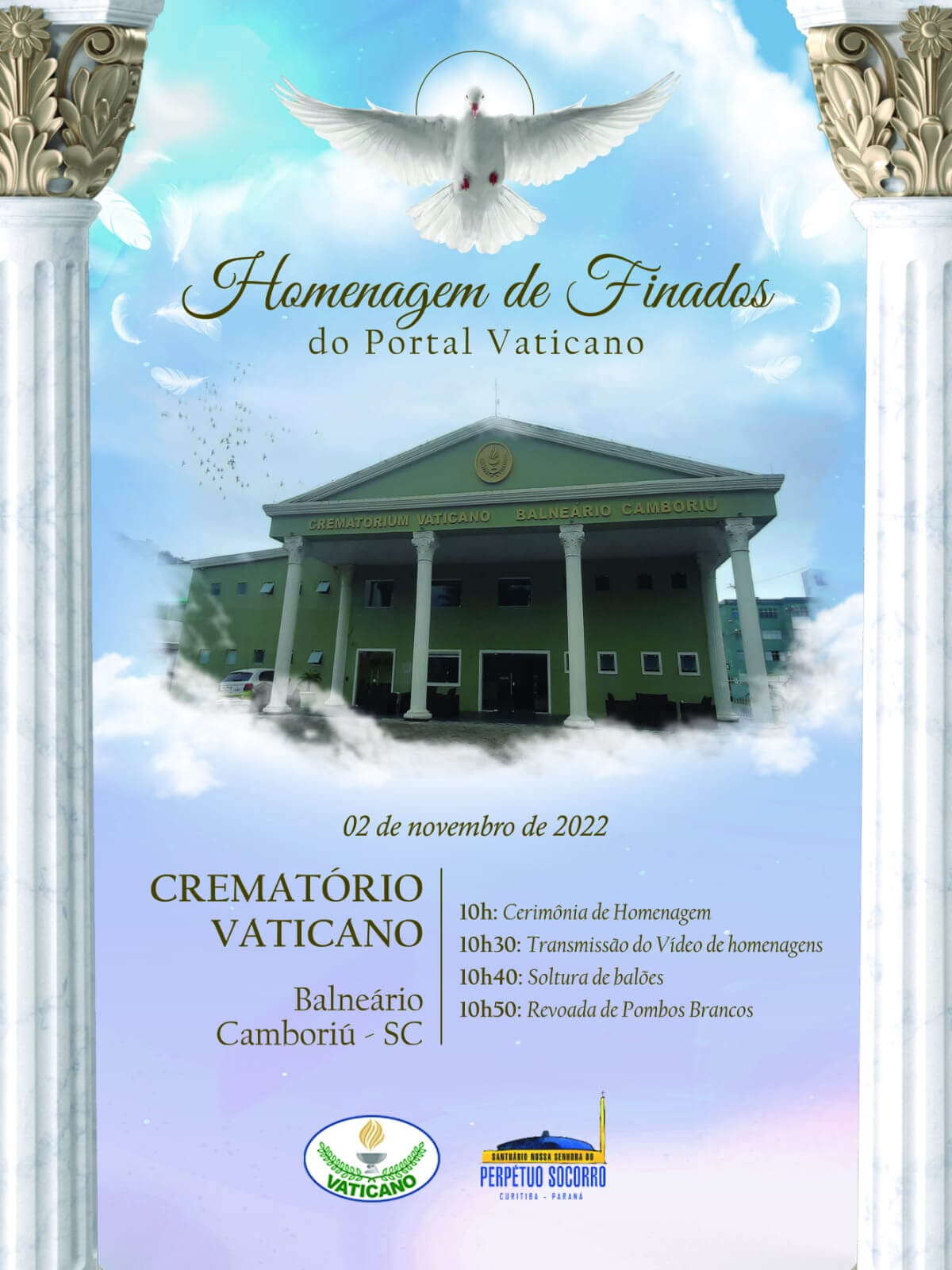 Crematório Vaticano tem programação especial para Finados