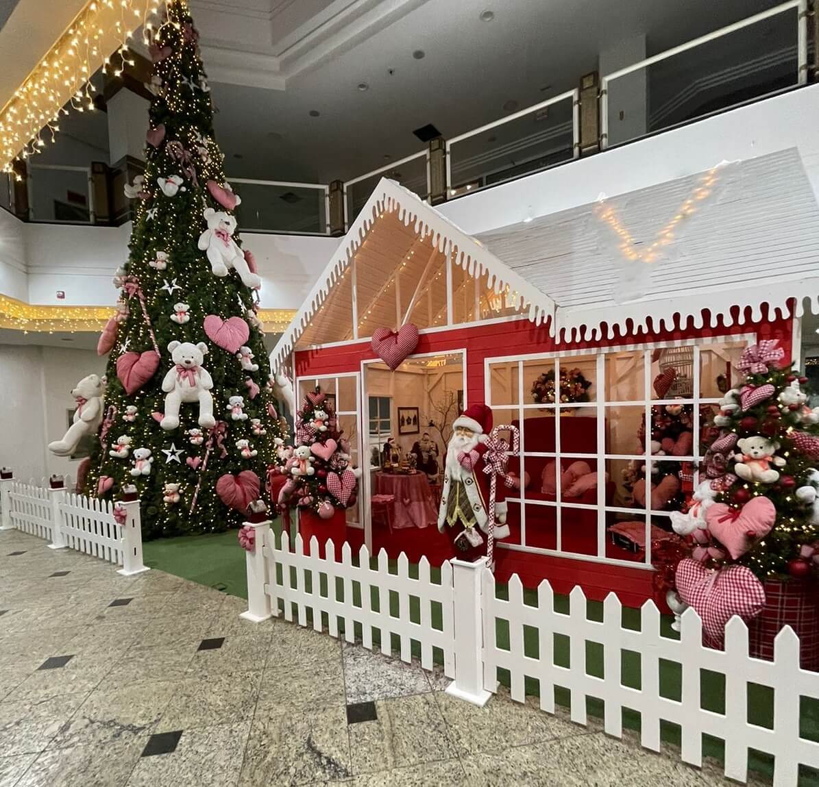 Natal do Atlântico Shopping é com casa do Papai Noel e sorteio de motocicletas