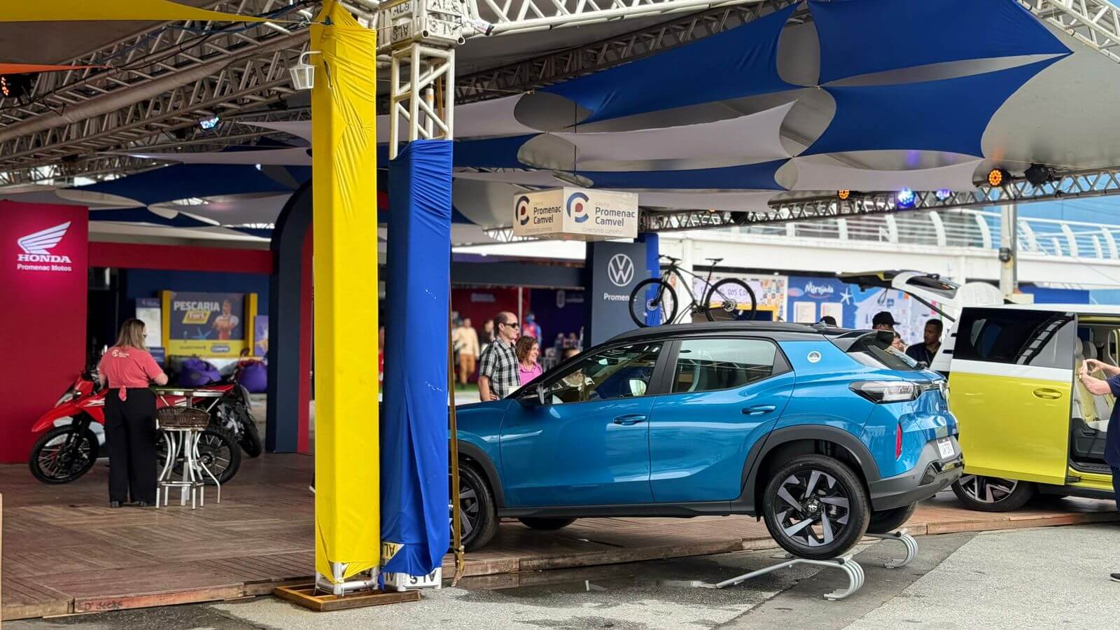 Promenac Motos Honda e Promenac Camvel Volkswagen apresentam lançamentos e condições exclusivas na maior festa de pescado do Brasil