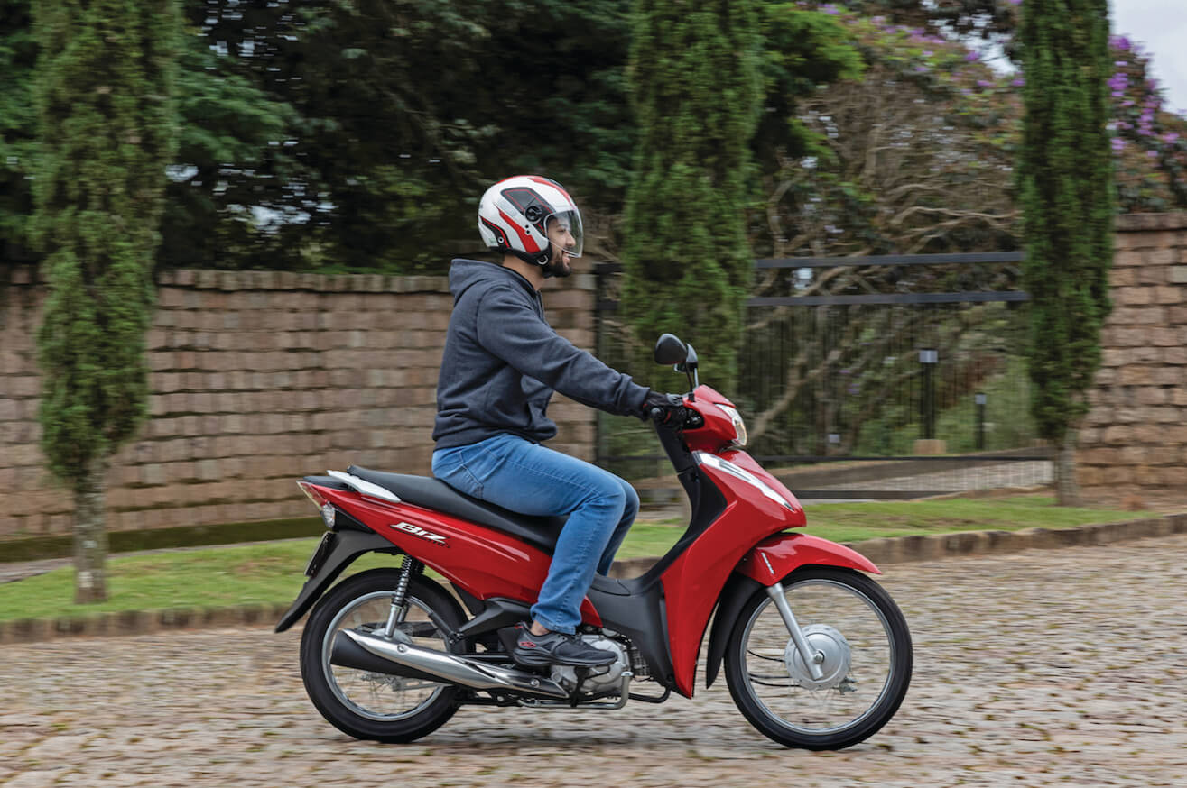 Biz 110i tem entrega rápida e crédito facilitado na Promenac Motos