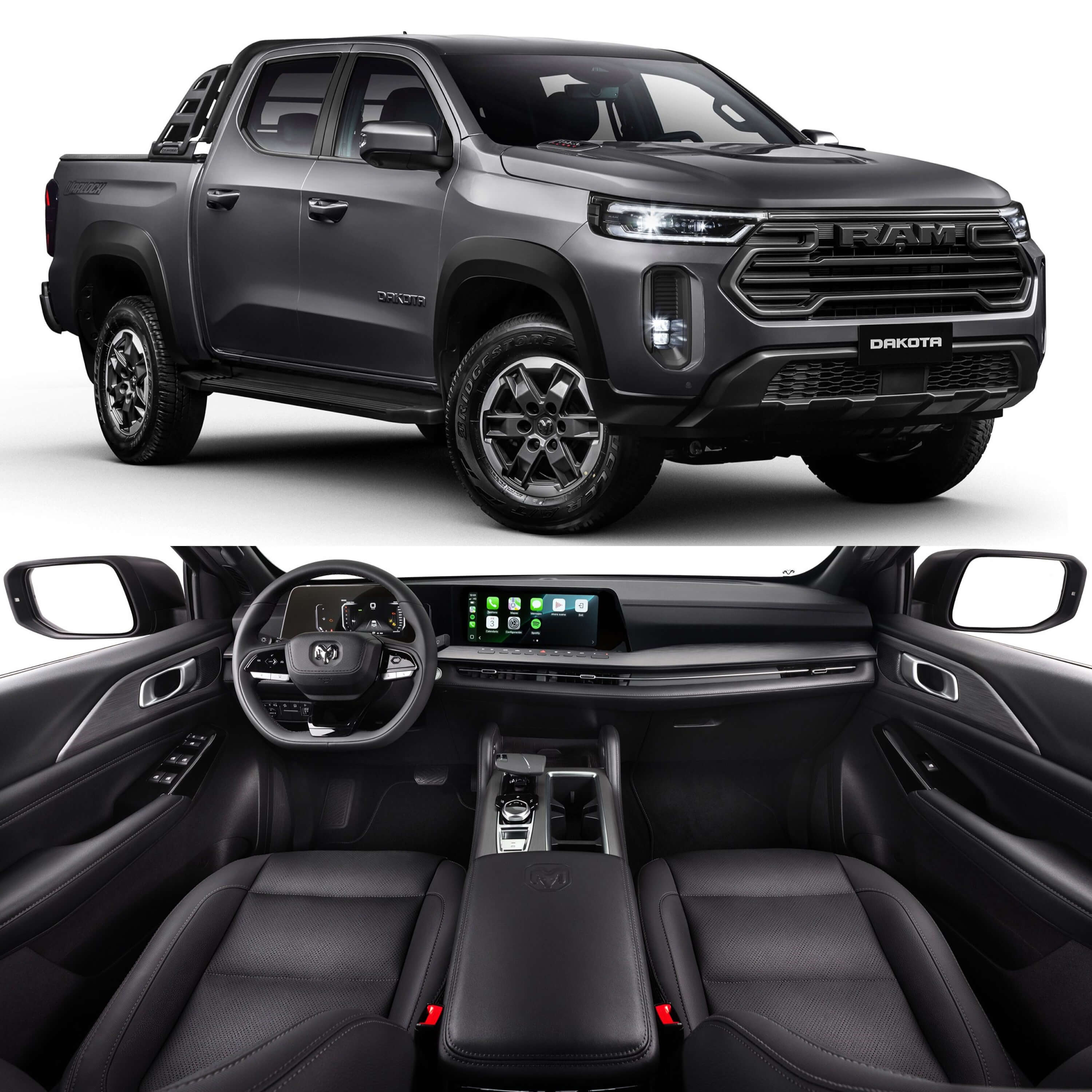 Ram revela nova Dakota, que chegará ao Brasil em 2026 