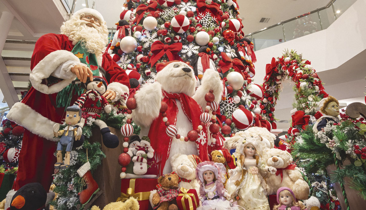 Natal do Itajaí Shopping tem  shows diários com pinguins