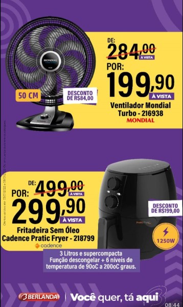 Liquida Tudo Berlanda tem produtos com até a metade do preço 