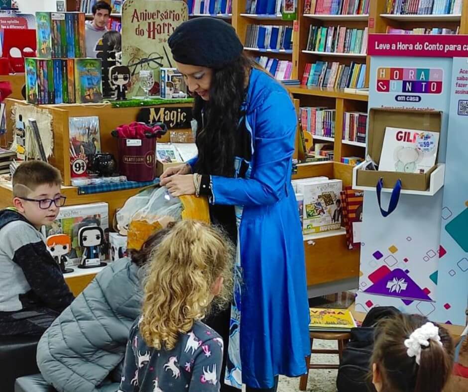 Livraria terá contação de histórias para crianças aos sábados