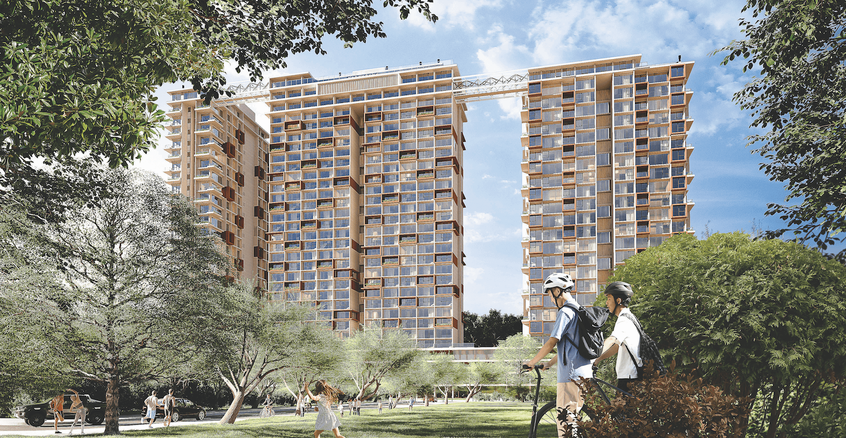 Veleiros Residence terá passarelas ligando torres para lazer nas alturas