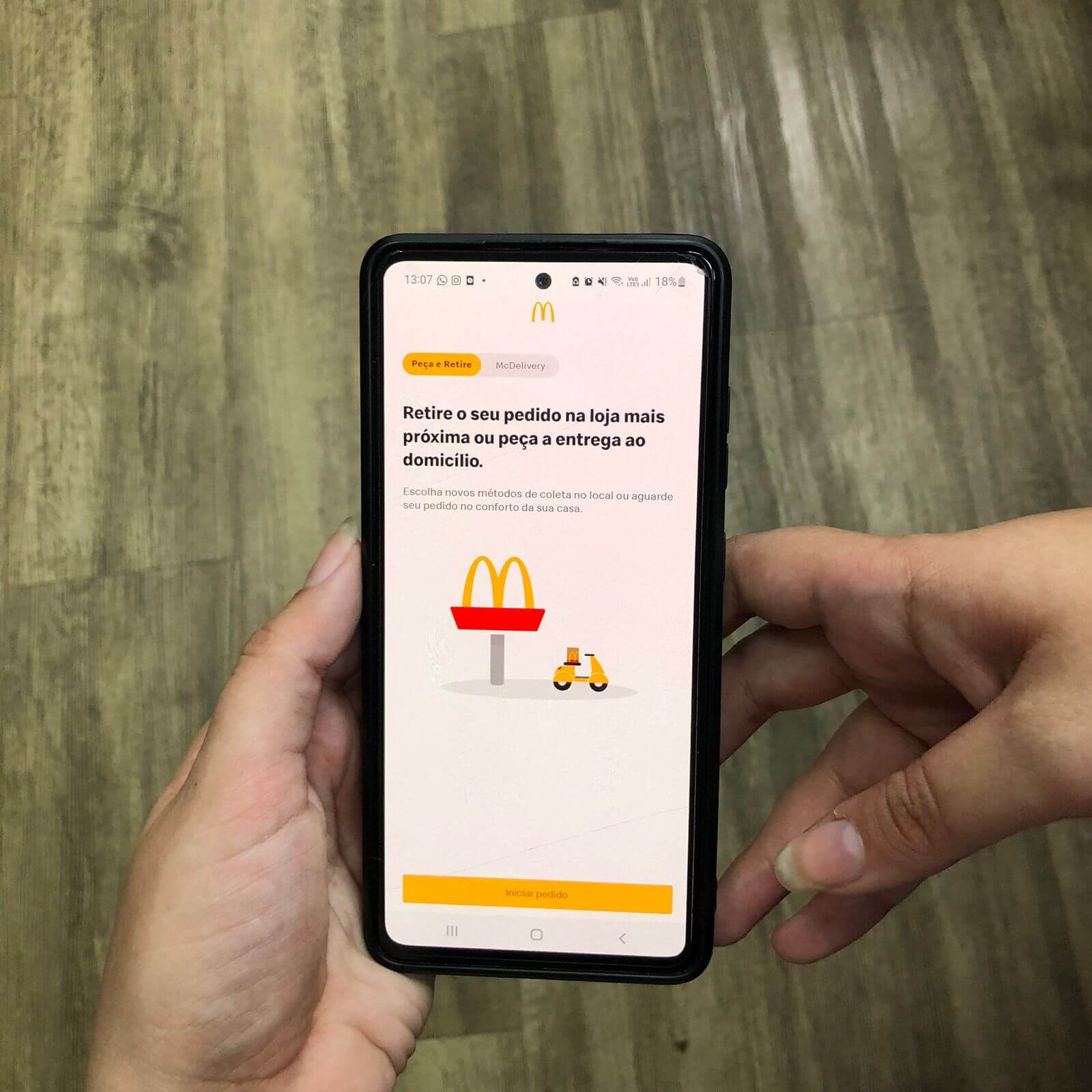 McDonalds oferece opção de adiantar pedido por aplicativo 