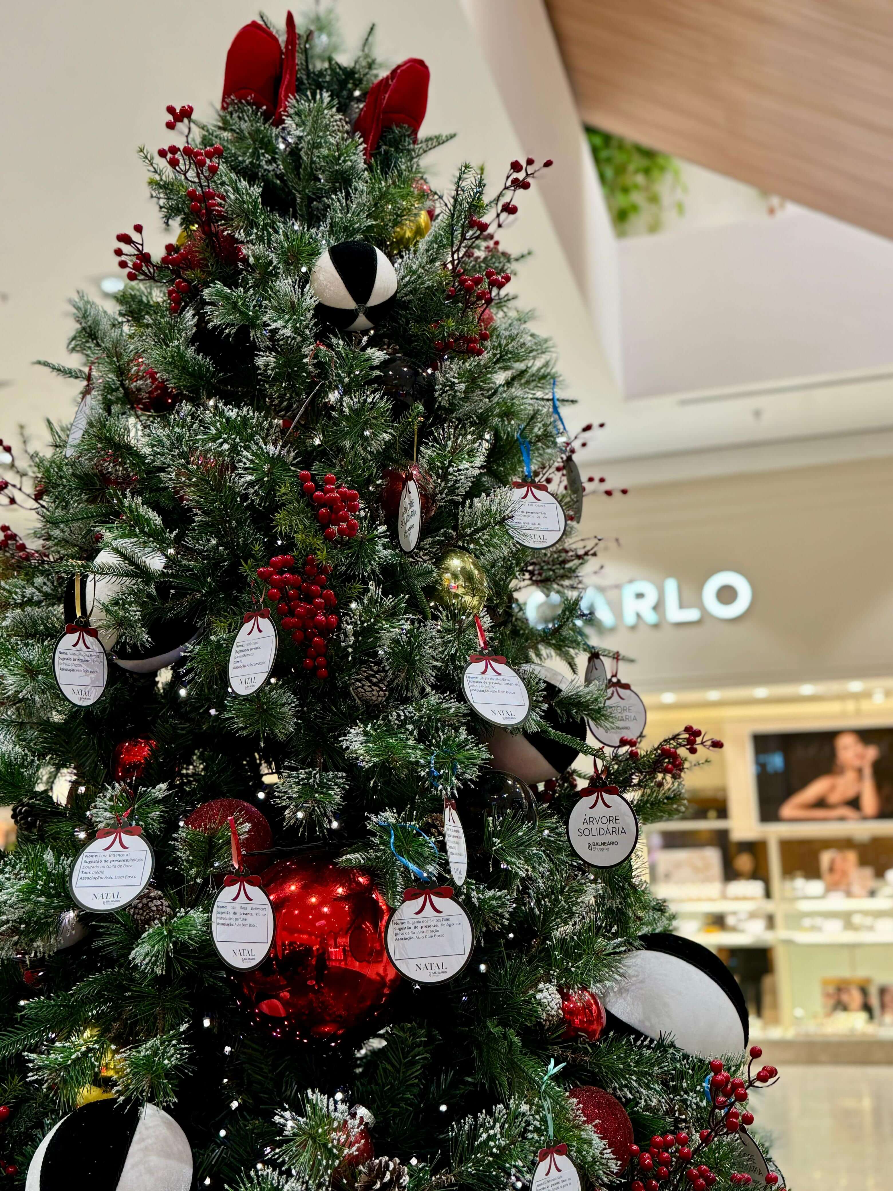 BC Shopping faz “Árvore Solidária” pra arrecadar presentes para carentes