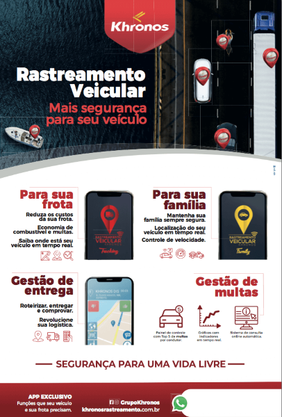 Rastreamento veicular da Khronos oferece segurança e tecnologia 
