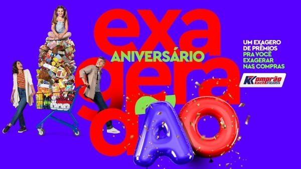 “Aniversário Exageradão” é no Komprão 