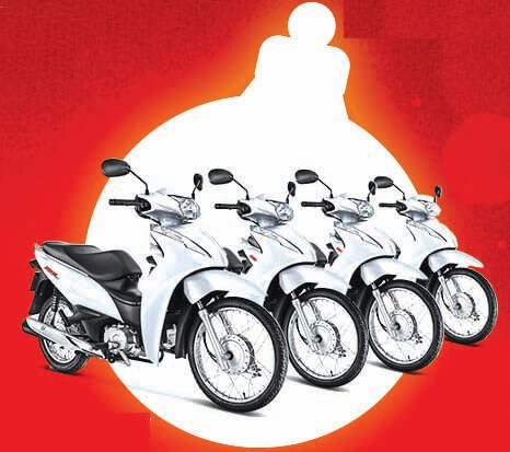 Promoção de Natal do Atlântico Shopping sorteia quatro motos para a clientela