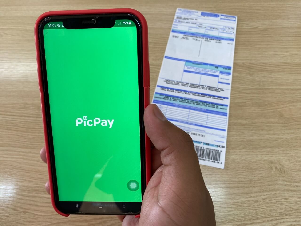 Dinheiro de volta pra quem pagar a fatura de água com o Picpay