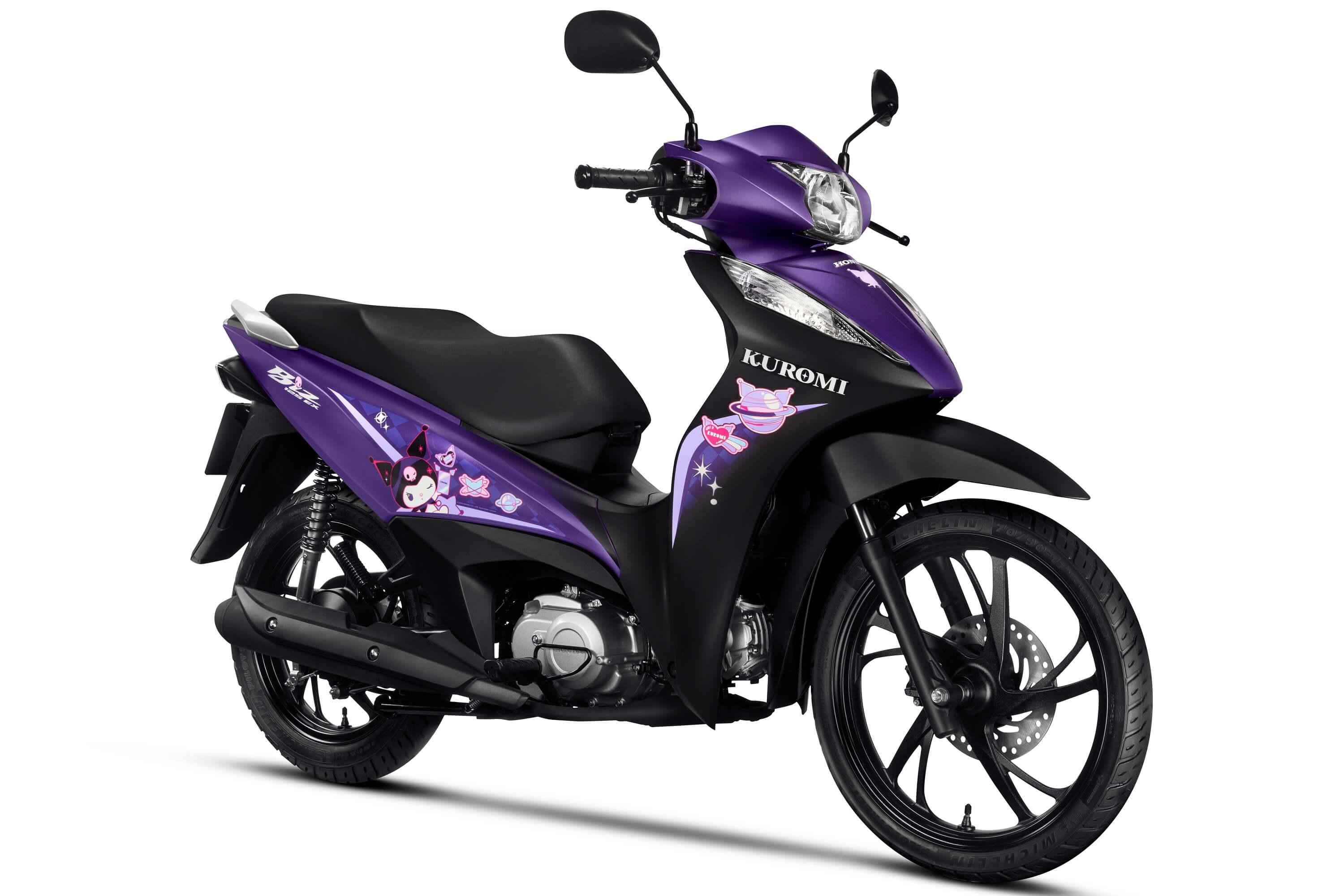 Honda Biz da Kuromi chega à Promenac Motos com edição especial cheia de charme