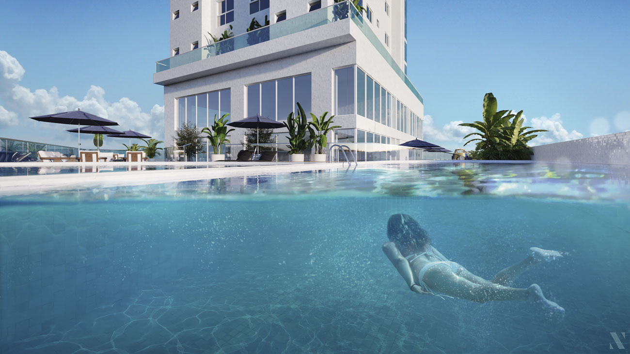 Tecnologia de ponta antecipa entrega  de frente mar de luxo em 18 meses