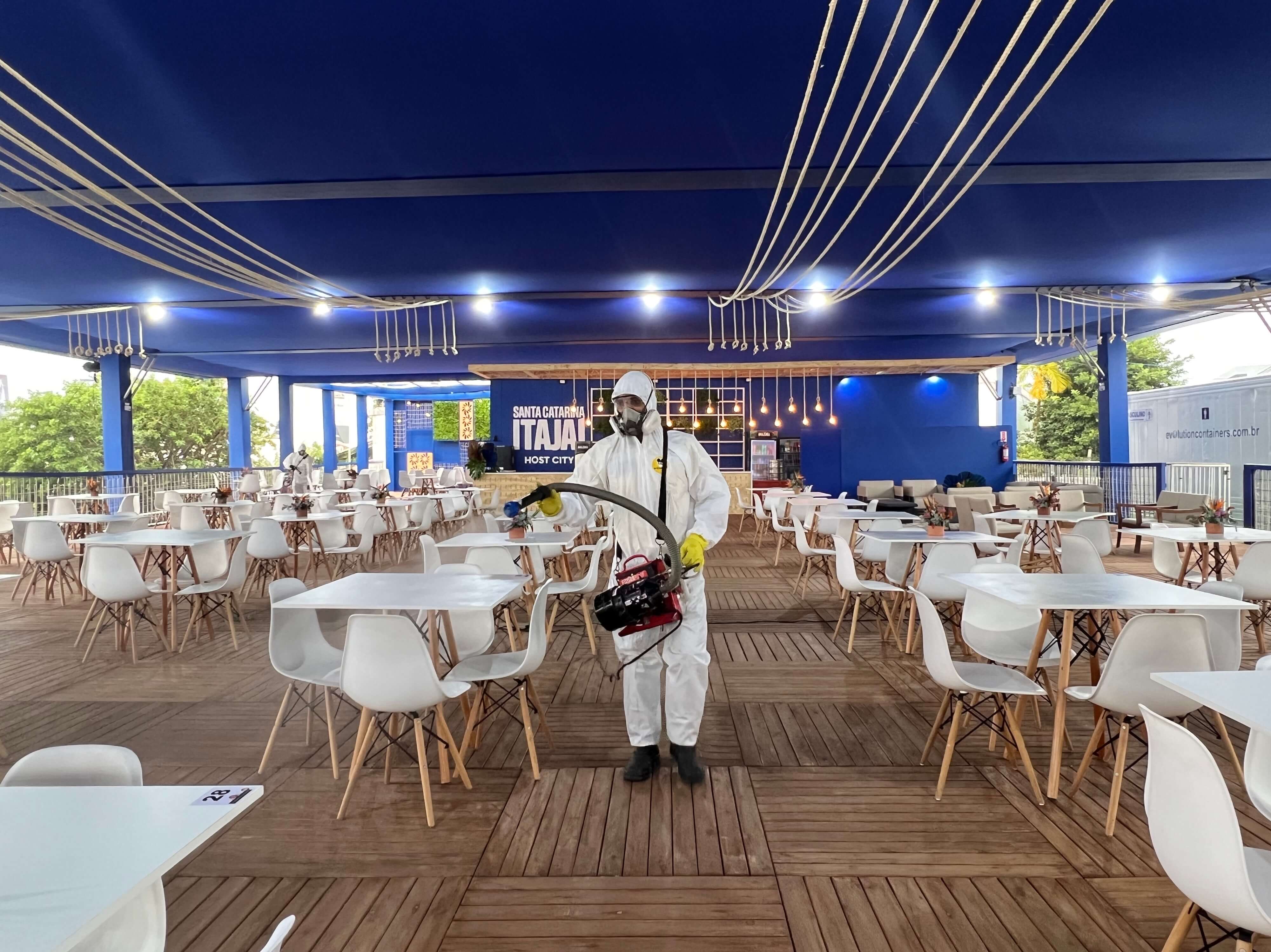 Vila da Regata recebeu serviços de sanitização 